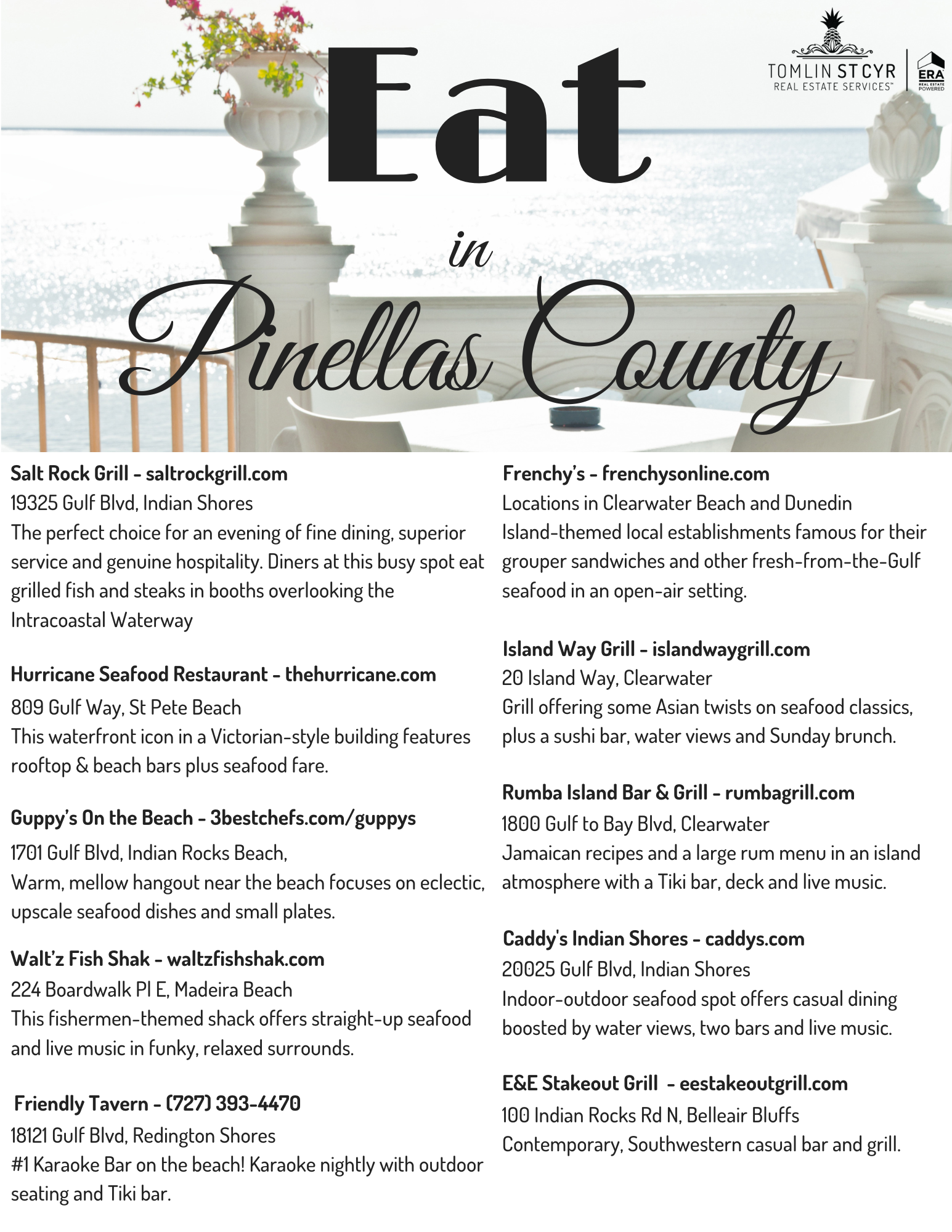 Eat in Pinellas County 1